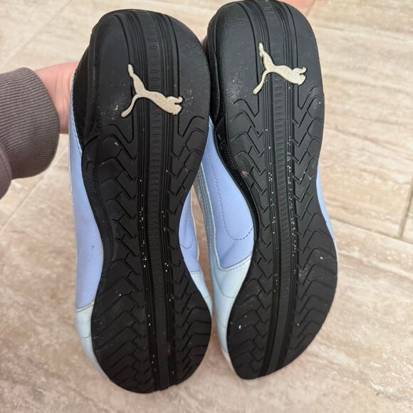 Vintage Y2K Blue White Speedcat Puma leather Women’s Sneakers size 10 Gorpcore - Picture 6 of 8